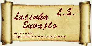 Latinka Šuvajlo vizit kartica